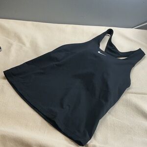 Nike Women's Black Racerback Tank Top Size M